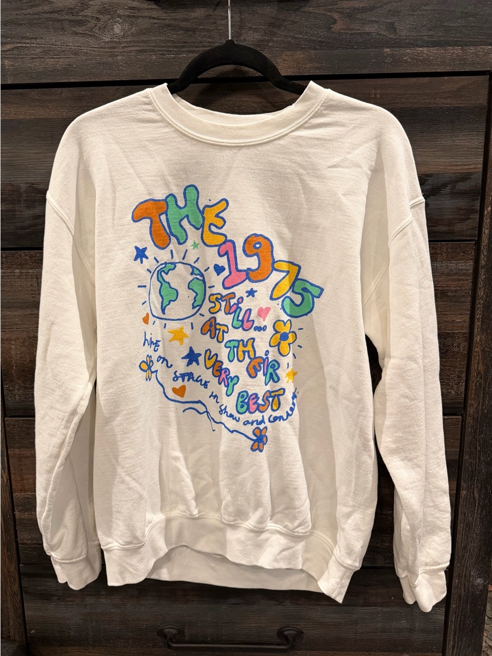 The 1975 Still At Their Very Best Concert Band Crewneck Sweatshirt